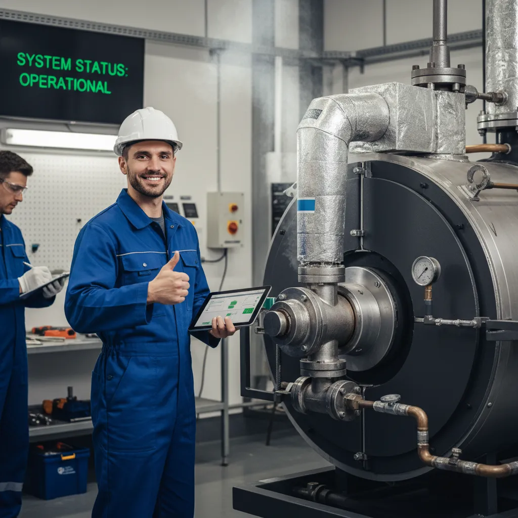 Gas Safe engineer repairing a boiler in Panfield