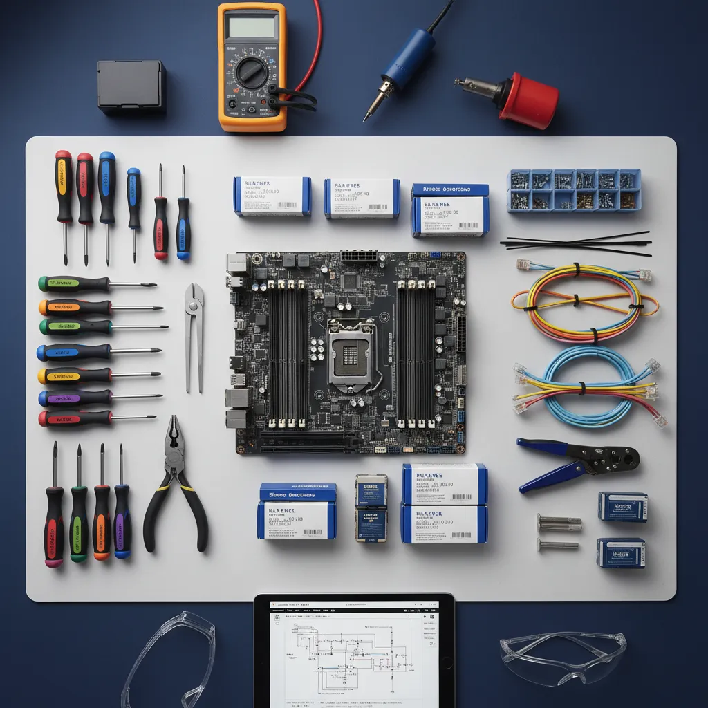 Boiler installation tools and components